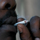 A medical-marijuana patient smokes marijuana during a protest outside the state of California building on July 18, 2011, in San Francisco.
Justin Sullivan/Getty Images